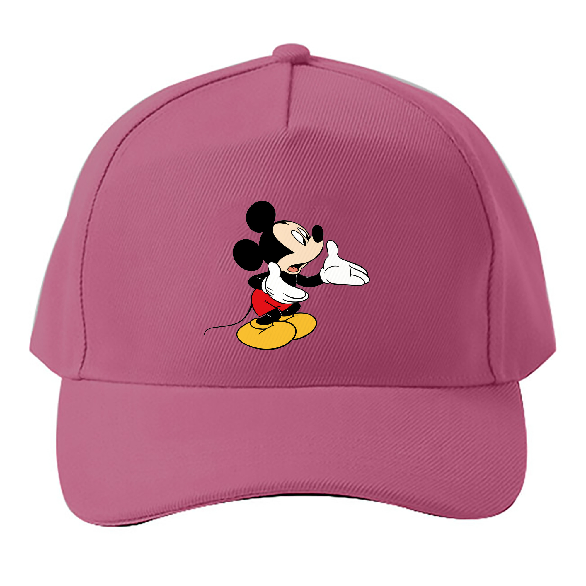 （画像用） ミッキーマウス Mickey Mouse ベースボールキャップ 綿100％ 男女兼用 帽子 スポーツ